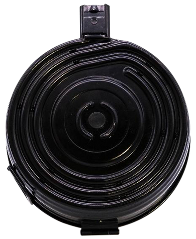 Kci Usa Inc KCIMZ004S AK-47  75rd Drum 7.62x39mm Black Steel Fits AK-47/AKM Platform 158643