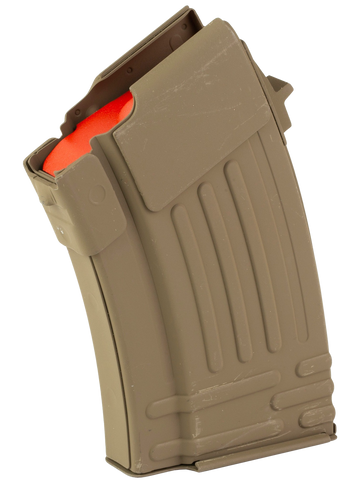 Global Ordnance LLC 810091157398   10rd Fully Ribbed 7.62x39mm Fits AK-47 FDE Steel 185623
