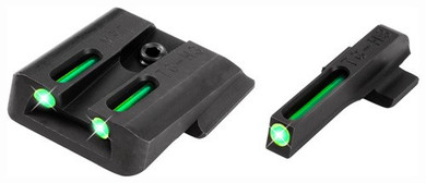 TRUGLO SIGHT SET S&W M&P</br>TRITIUM/FIBER OPTIC GREEN TG131MPT