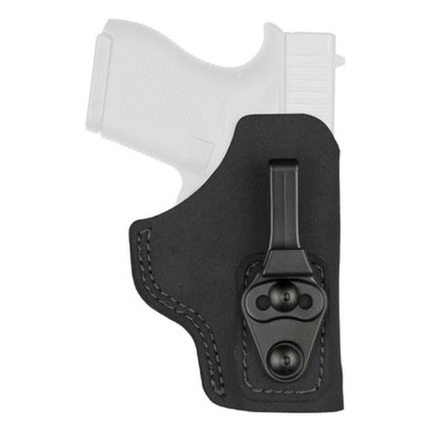 Bianchi #6T Waistband Tuckable Holster Black LH Size 15 for Glock 43 Shield LC9/LC9S BI10759