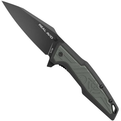 RAV-1 CLIP POINT FOLDING CARRY KNIFE BLACK OXIDE 430115516