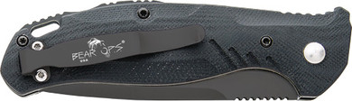 BEAR OPS BOLD ACTION PUSH BTTNAUTO 3" BLACK/BLACK AC1000B4B
