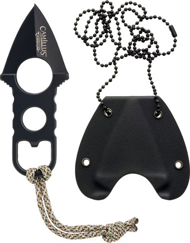 CAMILLUS HEATER BOOT KNIFE</br>2" SS BLADE W/ PARACORD/SHEATH 19238001