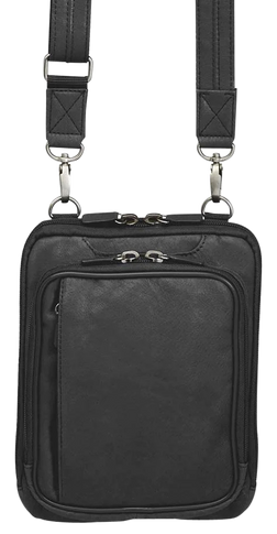 GTM  GTM-99/BK        CROSSBODY SHLDR POUCH   BLK 155857