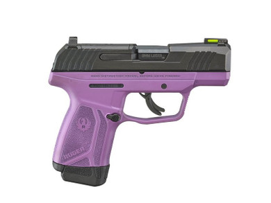 Ruger MAX-9 9MM BL/PURP 12+1 AS SFT# RUMAX-9-PP