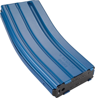 CPD MAGAZINE AR15 5.56X45 30RDBLUE FINISH ALUMINUM 3005175