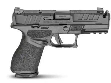 SPRINGFIELD ARMORY ECHELON 4.0C COMP 9MM PISTOL 4" BLACK U NOTCH 1-15RD, 1-18RD MAGS O17_SPRIEC9409B_U_COMP