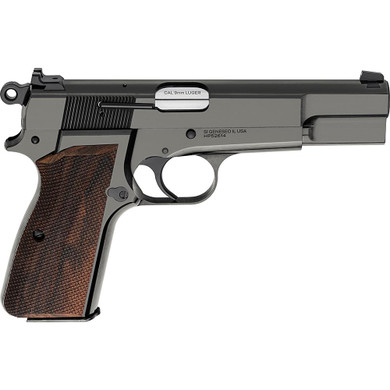 Springfield Armory SA-35 Handgun 9mm Luger 15rd Magazine 4.7" Barrel Black with Wood Grip FKHP9202