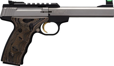 BROWNING BUCK MARK PLUS UDX22LR 5.5" AS 10RD SS/LAM G051531490