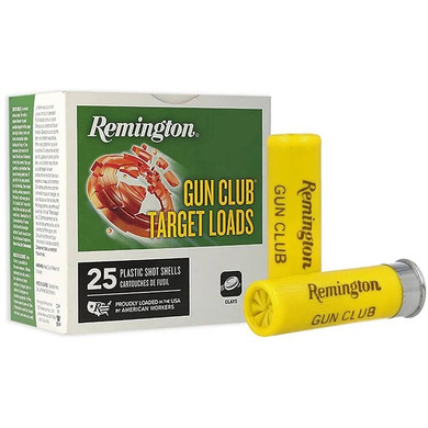 GUN CLUB TARGET 20 GAUGE 2-3/4'' 7/8OZ #7.5 SHOT 25/BOX 105201652