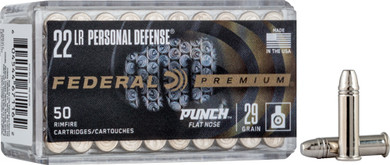 FEDERAL PUNCH 22LR 29GR FLATNOSE 50RD 100BX/CS APD22L1