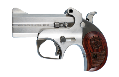 Bond Arms BAC2K Century 2000 38 Special/357 Mag 2rd 3.50" Stainless Steel Double Barrel & Frame, Auto Extractor & Rebounding Hammer, Blade Front/Fixed Rear Sights, Rosewood Grip, Manual Safety 120043
