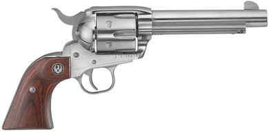 RUGER VAQUERO STAINLESS 357 MAG SA REVOLVER 5.5 BBL Gloss STS UR5108