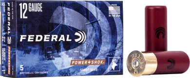 FEDERAL POWER SHOK 12GA 2.75"1OZ SABOT 5RD 50BX/CS AF127SS2