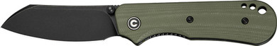 CIVIVI KNIFE CRABBY 2.7" G-10OD GREEN BLACK STONEWASH C240551
