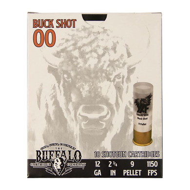 12 GAUGE 2-3/4'' 9 PELLET 00 BUCK SHOT 10/BOX 250037003