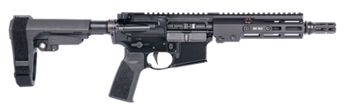 Geissele Automatics 08-518B Super Duty Mod 1 300 Blackout 8" Black Threaded Barrel, Black Aluminum Receiver w/Picatinny Rail, Synthetic SB Tactical SBA3 Brace, Black A17 Grip 177292