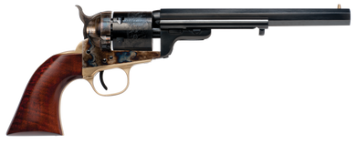 Cimarron CA925 1851 Richards-Mason 38 Special 6 Shot, 7.50" Blued Octagon Barrel & Cylinder, Color Case Hardened Steel Frame, Brass Bead Front Sight, Walnut Grip 102998