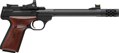 BROWNING BUCK MARK HUNTER 22LR7.6" BLUED/WOOD W/CT RED DOT* G051593490