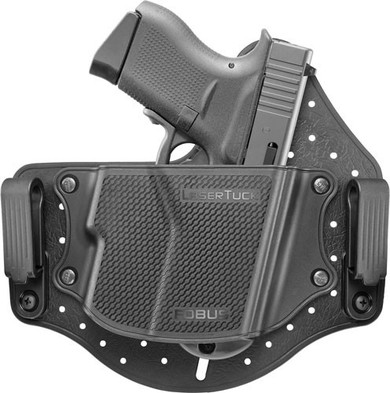 FOBUS HOLSTER UNIVERSAL IWBSINGLE STACK S-COMPACT W/LASER LASERTUCK