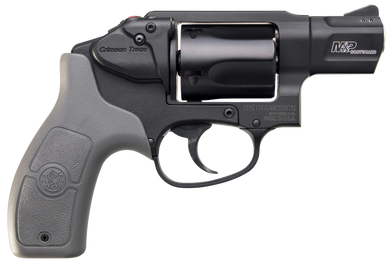 Smith & Wesson 12056 M&P Bodyguard *CA Complaint 38 S&W Spl +P 5 Shot 1.88" Black PVD Barrel/Cylinder, Black Aluminum J-Frame, Gray Polymer Grip, Includes Crimson Trace Red Laser 107945