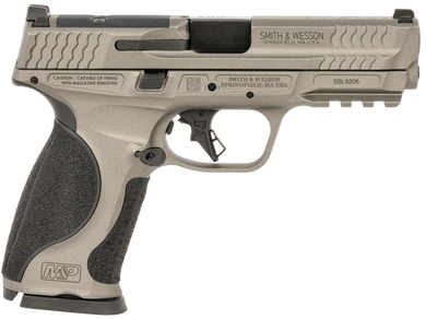 Smith & Wesson 14161 M&P M2.0  Full Size Frame 9mm Luger 10+1 4.63" Black Steel Barrel, Gray Optic Cut/Serrated Steel Slide, Gray Aluminum Frame w/Picatinny Rail, Black Polymer Grip 165779