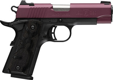 BROWNING 1911-380 BLACK LABEL380ACP 3.58"CMP 8RD BLK CHRY* G051995492