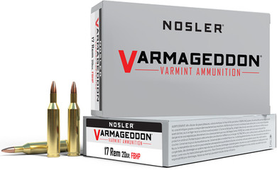 NOSLER VARMAGEDDON 17 REM20GR HPFB 20RD 20BX/CS A65100
