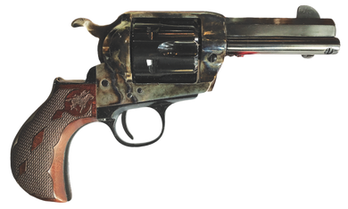 Cimarron PP346MALO2 El Malo 2 45 Long Colt 3.50" 6 Shot Color Case Hardened Octagon Barrel, Color Case Hardened Frame, Smooth Walnut Grip 171362
