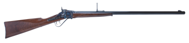 Cimarron AS150 1874 Sharps Sporting 45-70 Gov 1rd 32" Blued Barrel, Color Case Hardened Receiver, Walnut Fixed Straight Stock 171352