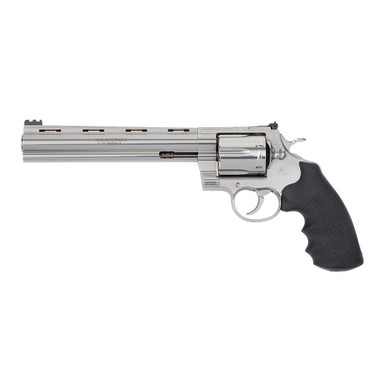 Colt Target Anaconda Handgun .44 Rem Mag 6rd Capacity 8" Barrel Stainless Steel Frame Hogue Rubber Grip CXANACONDASP8RFT