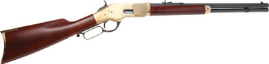 CIMARRON 1866 YELLOWBOY 44-40</br>24" OCTAGON BRASS/BLUED WALNUT GCA232