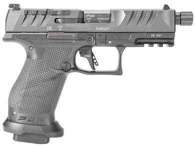 Walther Arms 2844176 PDP Pro SD Compact Frame 9mm Luger 18+1 4.60" Black Threaded Barrel, Black Optic Ready/Serrated Steel Slide, Black Polymer Frame w/Picatinny Rail, Medium Backstrap Grip 179986