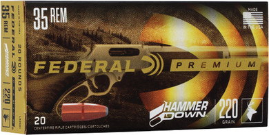 FEDERAL HAMMER DOWN 35 REM</br>220GR JSP 20RD 10BX/CS ALG35R1
