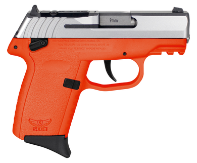 SCCY Industries CPX1TTORRDRG3 CPX-1 Gen3 RDR 9mm Luger 10+1 3.10" Orange Polymer w/Picatinny Rail Serrated SS Slide Orange Polymer Grip 144611