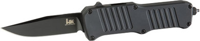HOGUE HK MINI INCURSION 2.95"OTF KNIVE CLIP PT ALUM MATT BL 54056H