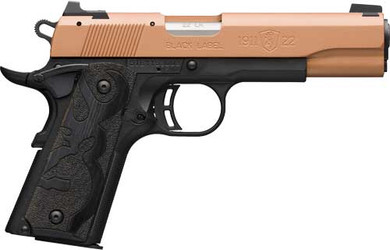 BROWNING 1911-22 BLACK LABEL22LR 4.25" FS BLACK/COPPER! G051895490