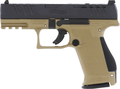 WALTHER PDP COMPACT 9MM 4" FS15-SHOT TAN POLYMER FRAME G2858444