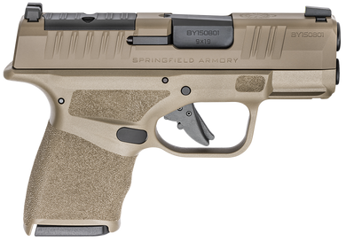 Springfield Armory HC9319FOSP Hellcat Micro-Compact OSP 9mm Luger 3" 11+1, 13+1 Flat Dark Earth Flat Dark Earth Cerakote Steel Slide Adaptive Textured Flat Dark Earth Polymer Grip 126622