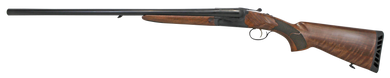 Iver Johnson Arms IJ800-28 IJ800  Full Size 12 Gauge Break Open 3" 2 Shot 28" Black Side By Side Barrel, Black Steel Receiver, Fixed Walnut Wood Stock, Ambidextrous 151707