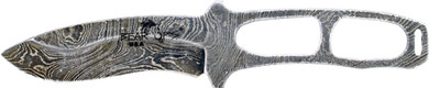 BEAR OPS COMBAT NECK KNIFE2.78" DAMASCUS W/KYDEX SHEATH! CC400LD