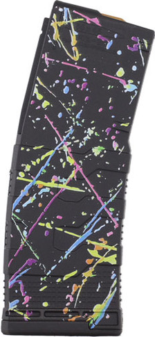 AMEND2 AR-15 MAGAZINE 5.56X4530RD POLY MOD3 NEON SPLATTER 556MOD3NEON30