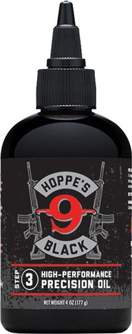 HOPPES BLACK LUBE 4 OZ.RUST INHIBITOR W/TIP APPLICATR HBL4