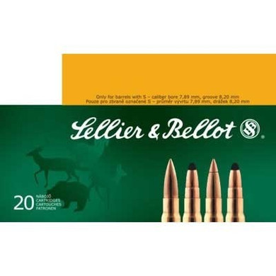 SELLIER & BELLOT 8X57JRS 196 GR HPC 20/BX 250001099