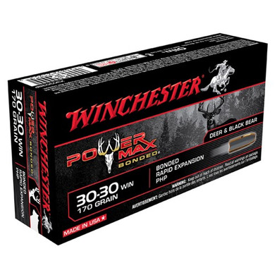 WINCHESTER POWER MAX 30-30 170GR PHP 20/BX 250000375