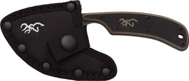 BROWNING KNIFE CUTOFF SKINNER2.5" BLADE BLACK W/SHEATH* 3220323