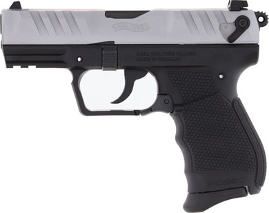 WALTHER PD380 380ACP BLUED FS9RD SILVER BLK SYNTHETIC GRIPS G5050509