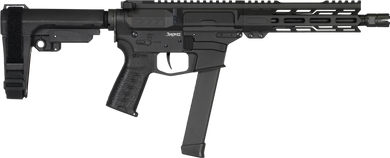 CMMG 99A3B0FAB Banshee MKGS 9mm Luger 33+1 8" Black Nitride Medium Taper Threaded Barrel, EML 7" M-LOK Handguards, Black Armor Cerakote Aluminum Picatinny Rail Receiver, CMMG Zeroed Grips 166428