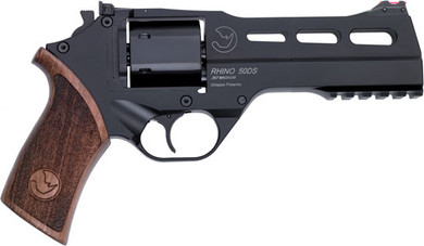 CHIAPPA RHINO 50DS 357MAG5" ADJ. SIGHT BLACK/WALNUT. G340220
