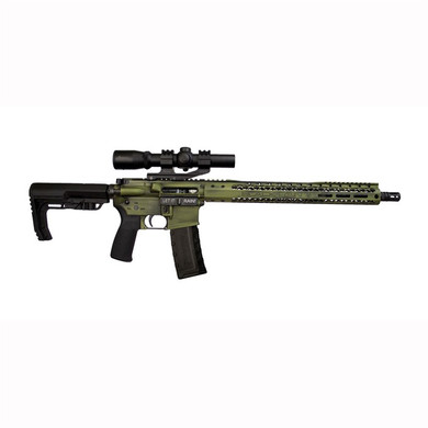 SPEC15 RIFLE 16IN 5.56 BAZOOKA GREEN W/BURRIS TAC30 OPTIC 250033183